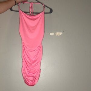 Women’s hot pink short dress